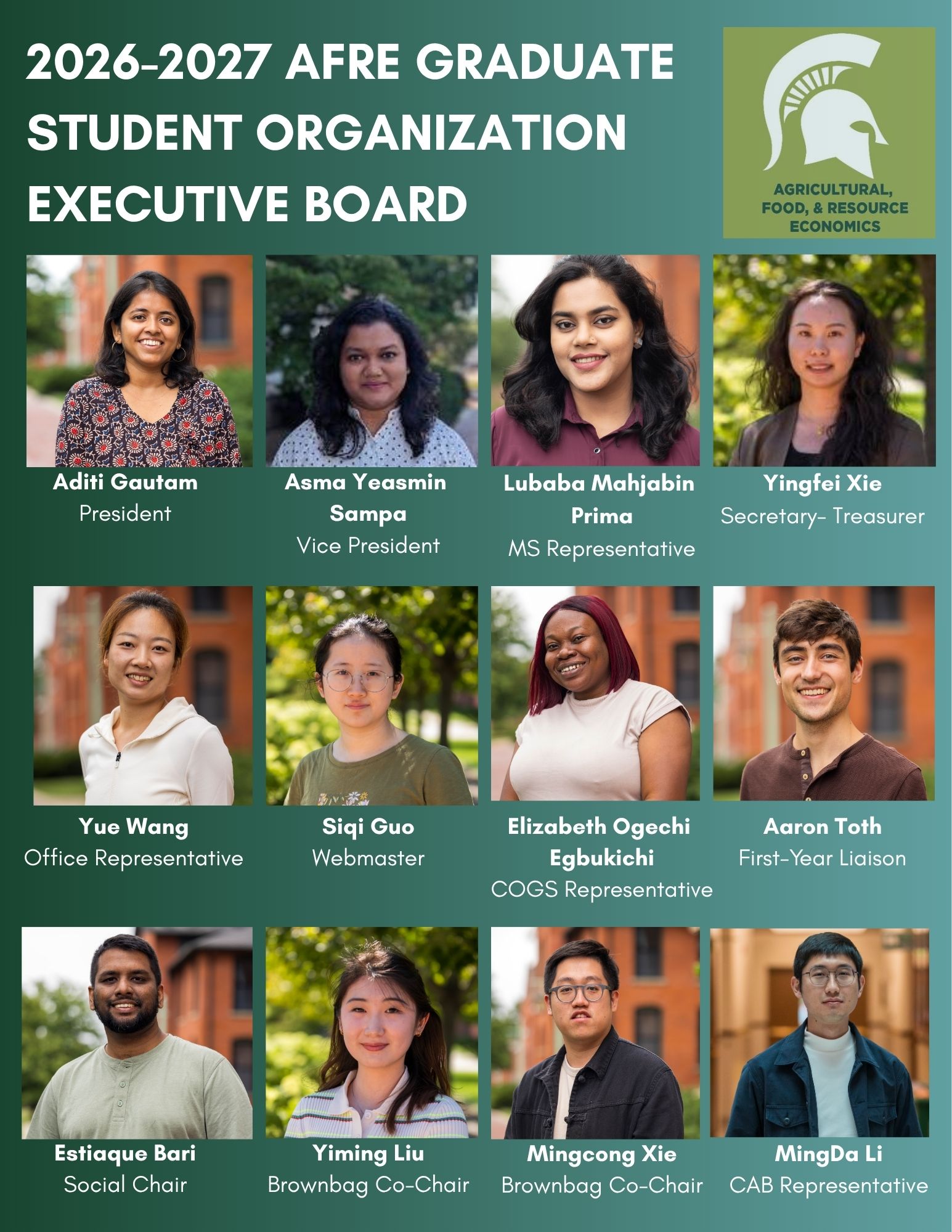 2026-2027 AFRE Graduate Student Organization Executive Board.jpg